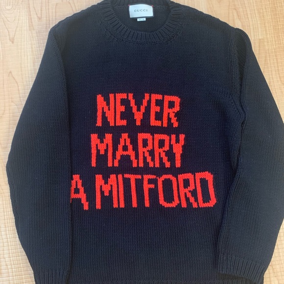 never marry a mitford sweater
